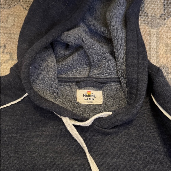 Marine Layer Custom Cut & Sew Varsity Hoodie - Picture 3 of 4